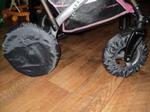  Чехлы на колёса для детской коляски (передние поворотные) 